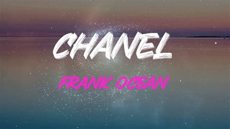 frank ocean chanel meaning|see both sides like Chanel.